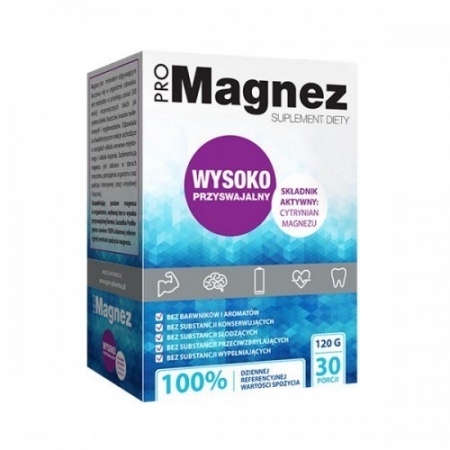 DR. GAJA ProMagnez 30 saszetek 120g Cytrynian Magnezu 100% RWS